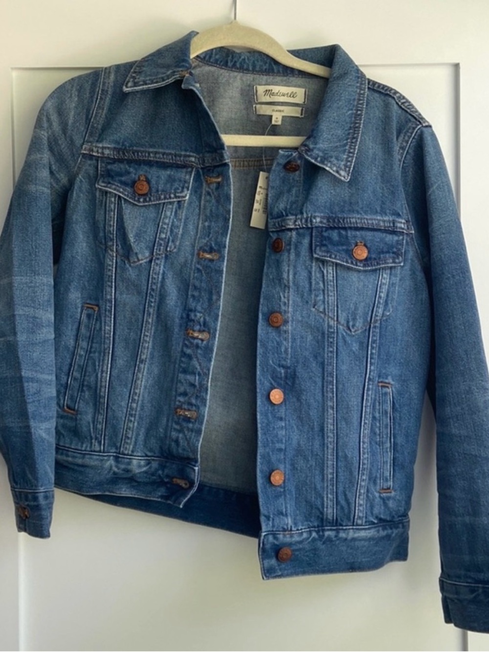 NWT Madewell Light Blue Classic Denim Jacket